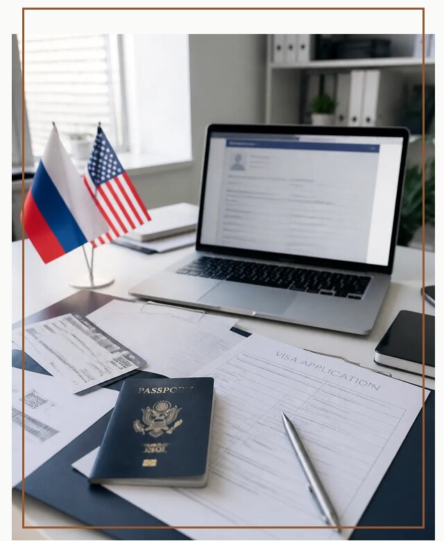 Оформление визы в США для туристов и бизнеса в Назарове