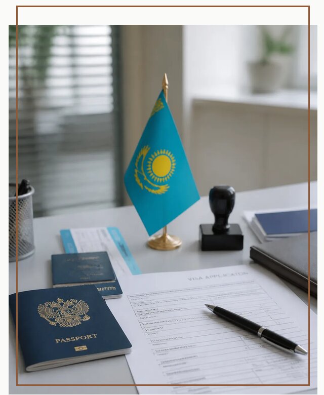 Оформление визы в Казахстан для поездки и работы в Назарове