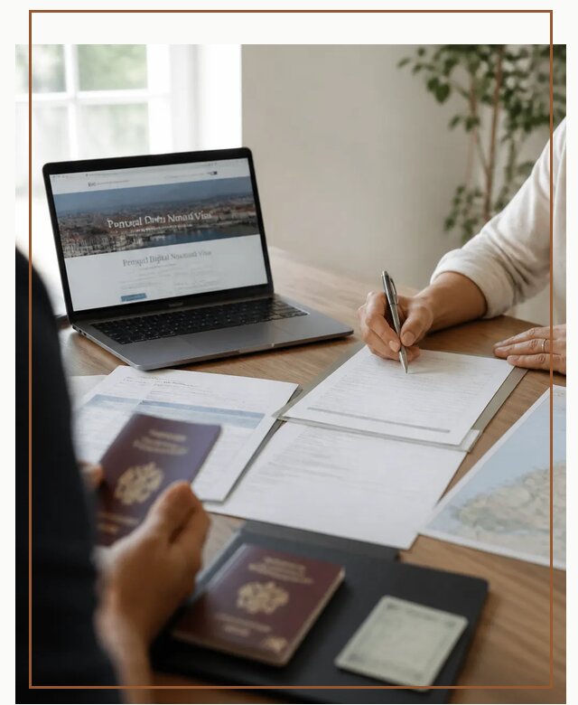 Оформление Digital Nomad и ВНЖ Португалии в Назарове